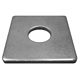 1 X 3 X 0.375THICK SQUARE PLATE WASHER PLAIN FINISH